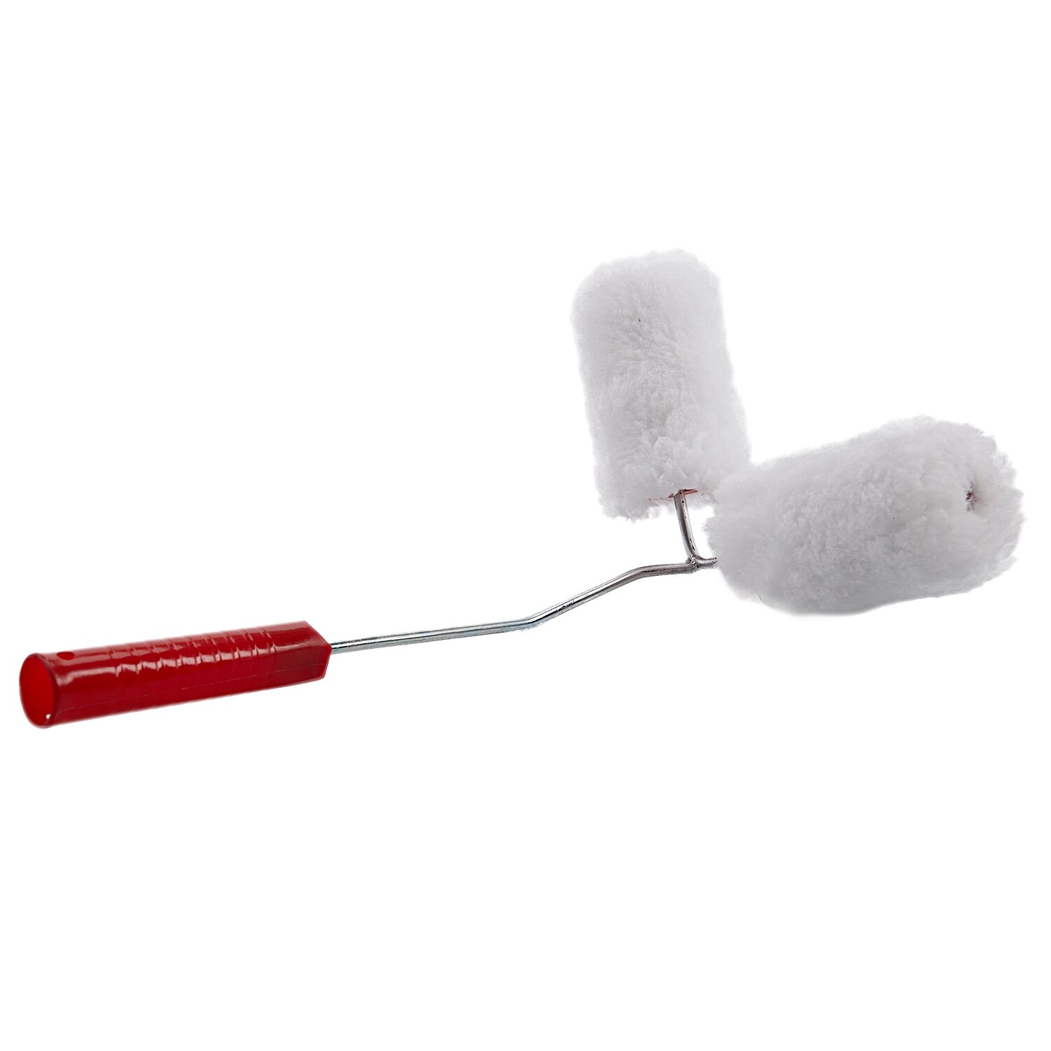 -Paint Brush Roller Double Paint Roller Painted Railing Corner Paint Tool Just Use The Handle To Use The Dual Paint Roller,