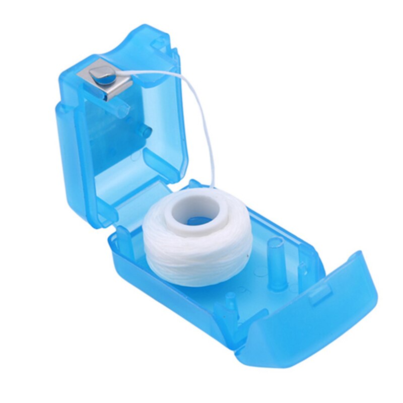 Portable 1 Rolls 50m Dental Flosser Oral Hygiene Teeth Cleaning Wax Dental Floss Spool Toothpick Teeth Flosser Tooth Clean