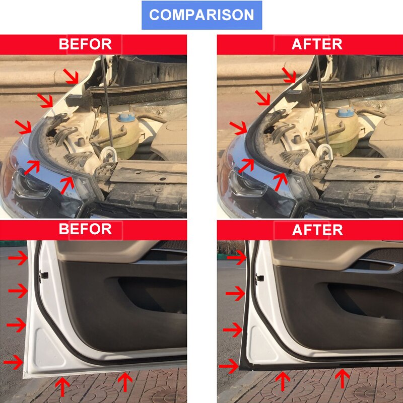 P Z D Type Auto Deur Afdichting Weatherstripping Deur Rubberen Afdichting Strip Auto Geluidsisolatie Auto Deur Rubber Afdichting Voor auto Seal Strip