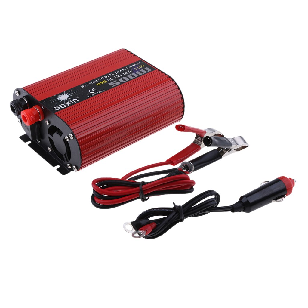 Premium US Plug 500W Car Power Inverter LED Indica... – Grandado
