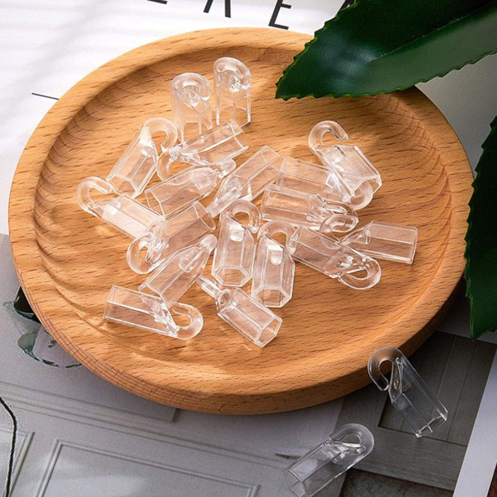 6Pcs Household Blinds Pulling Rod Transparent Blinds Handle Vertical Blinds Wand