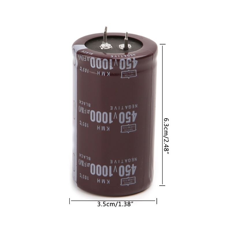 High Frequency 450V 1000uF Aluminum Electrolytic Capacitor Volume 35x60 N1HF