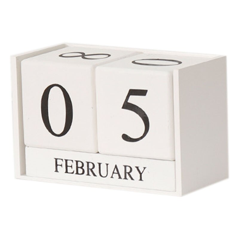 Wooden Perpetual Calendar Wooden Desk Block Calend Grandado wooden-perpetual-calendar-wooden-desk-block-calend-grandado