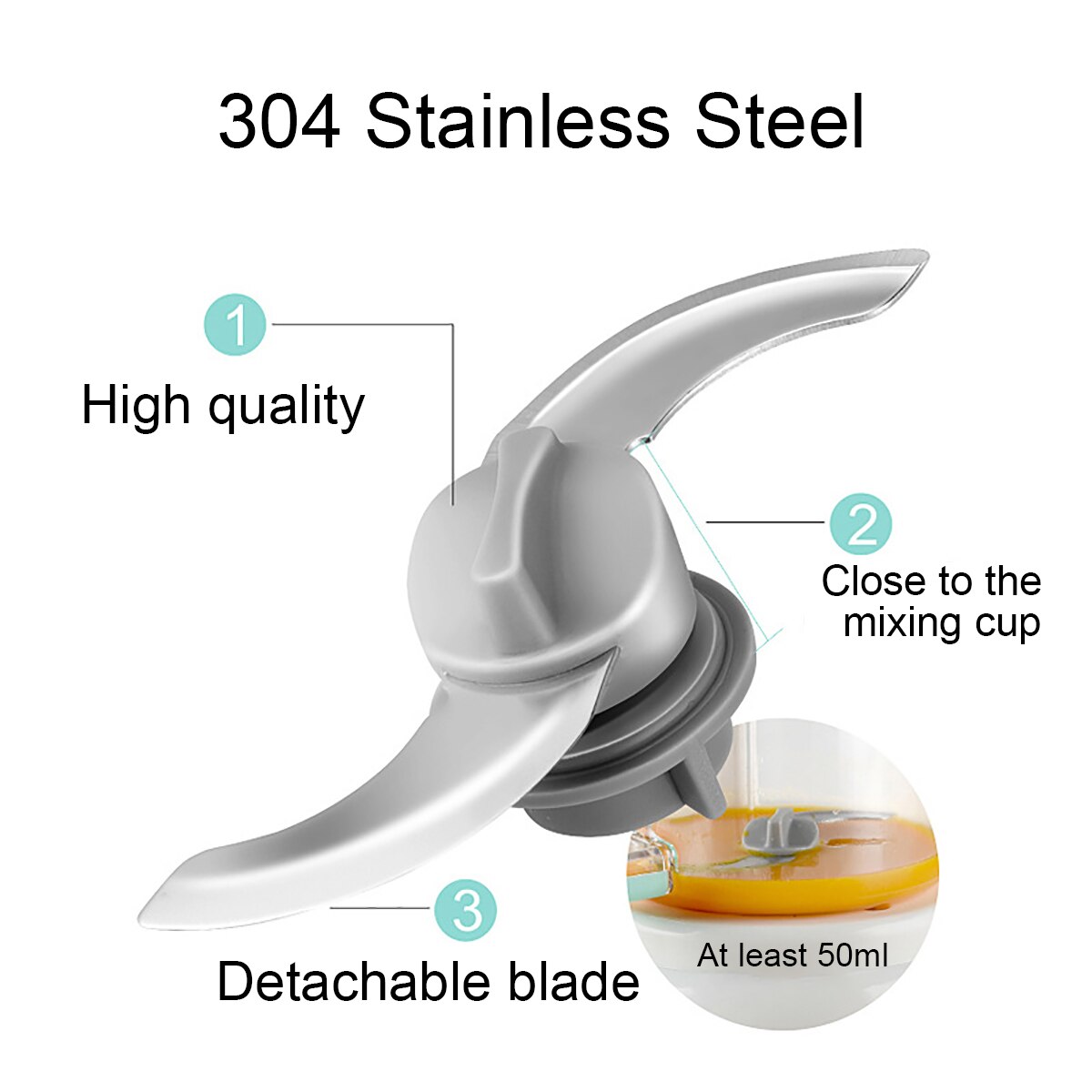 190ml Capacity Blender Electric Baby Food Maker Steamer Mixing Grinder Multi-functional Food Processor Chopper Cooking Tool