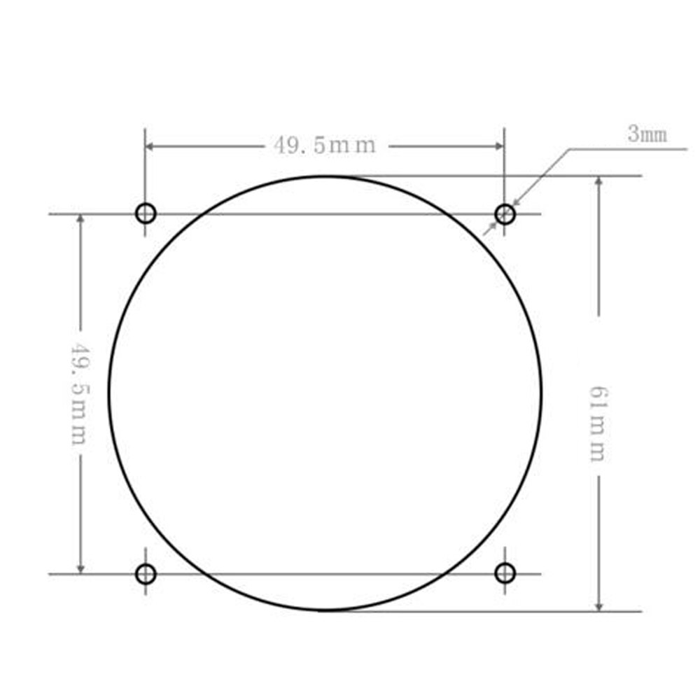 High Precision Microcomputer Temperature Controller Circular Digital Display Thermostat Round Digital Embedded