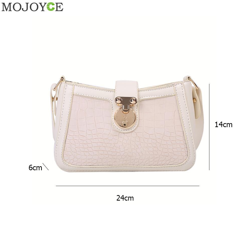 Lederen Crossbody Messenger Handtassen Vrouwen Pure Kleur Casual Hobo Schoudertassen Jeugd Dames Kleine Vierkante Tas