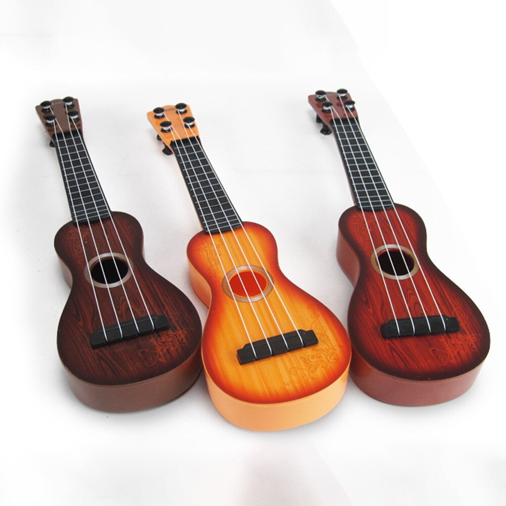 Ukulele Simulation Musical Instrument Toys 4 Strings Ukulele Mini Learning Educational Toy Ukulele For Kids