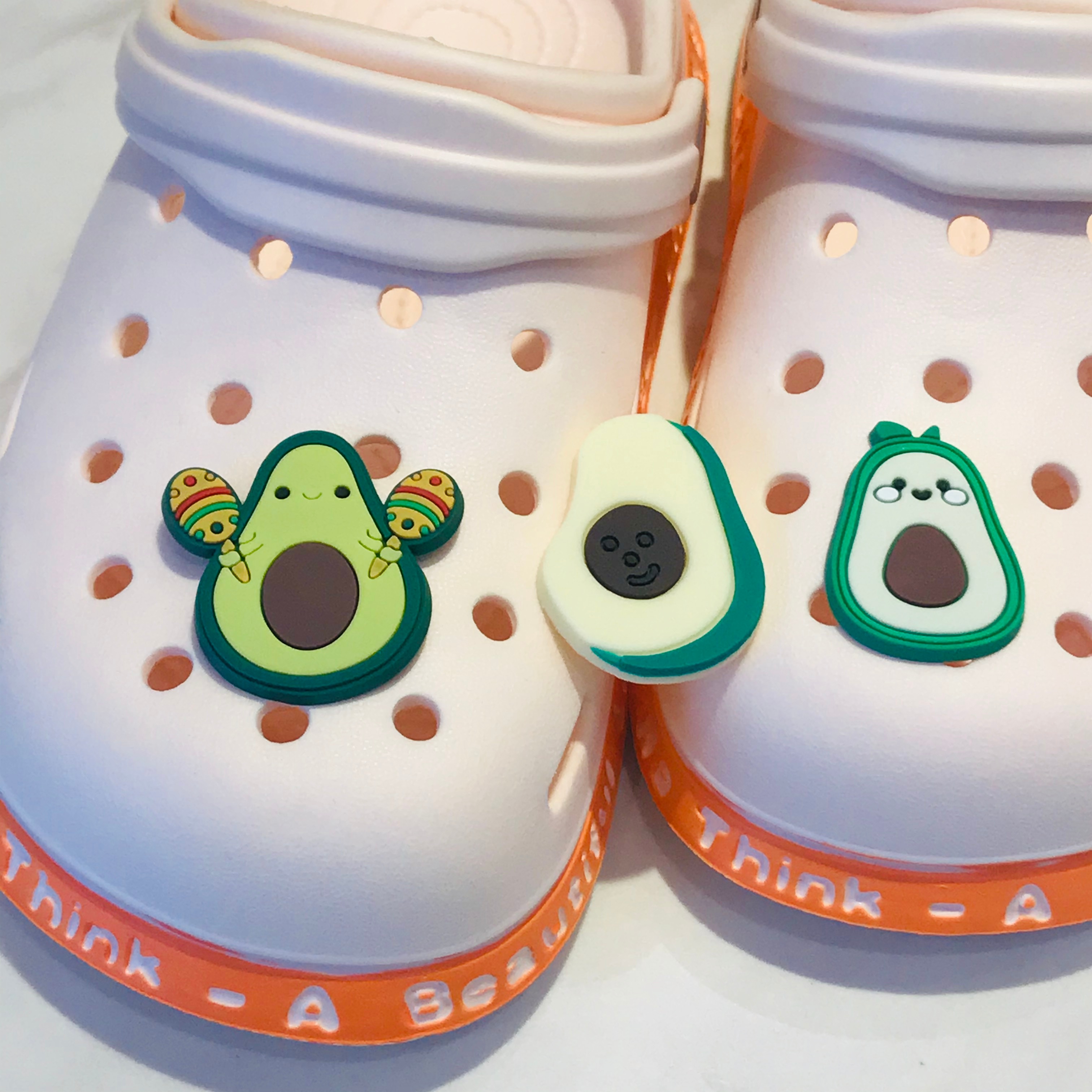1Pcs Avocado Fruit Pvc Shoe Charms Accessoires Tuin Schoen Decoratie Voor Crocs Schoen Jibz Armbanden Kid 'S X-Mas