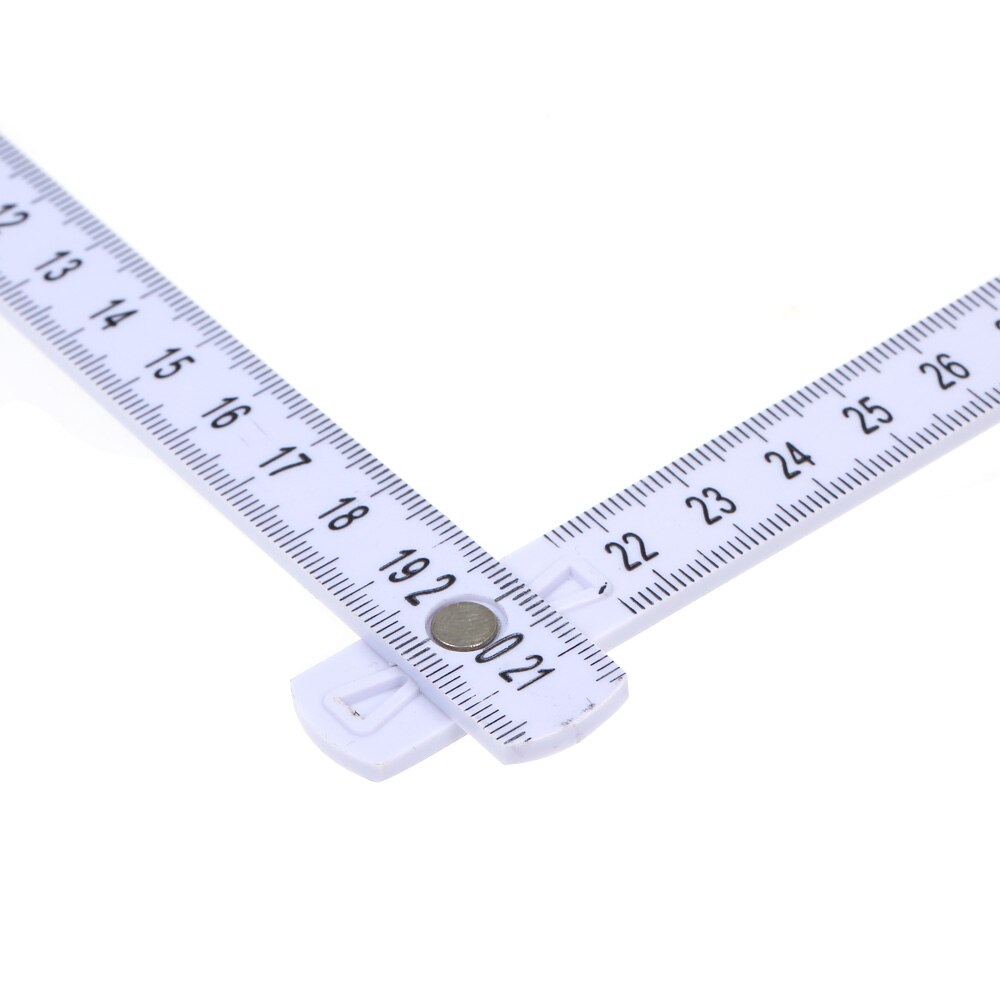 Folding Versatile Inside Reading Carpenter's Ruler Education Meter Lightweight and Compact Measuring Tool