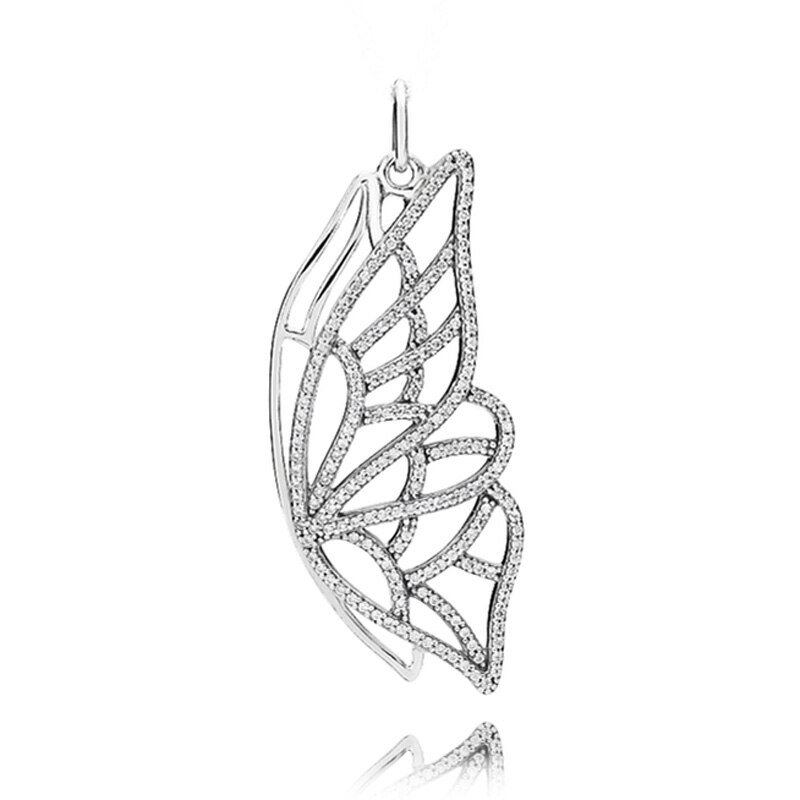 FAI DA TE di Fascino di Filatura Cuori Foglia di Quercia Albero Pendente Della Collana Della Piuma 925 Sterling Silver Bead Fit Originale Dei Monili Del Braccialetto: 14