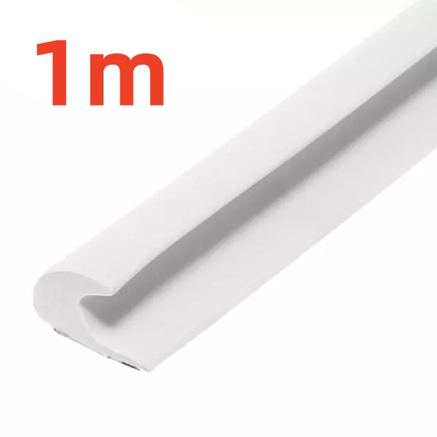 5M Drip Stop Afdichtstrip Gids Strip Voor Caravan Camper Camper Van Goot Regen Guard Drip Stop Water Gids RV accessoires: WHITE