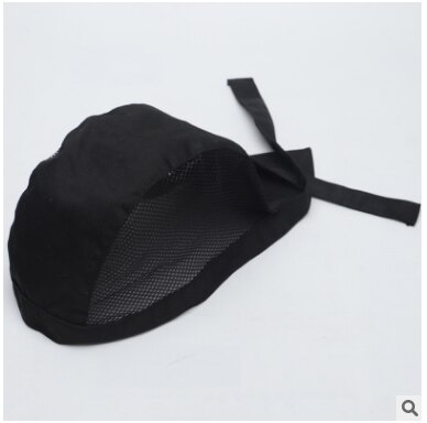 Malla de retales para hombre y mujer, Chef, cocinero de cocina de restaurante, sombreros de Ropa de Trabajo, Boina, Hotel, Bakey, camarero de café con tapa respirable: 1