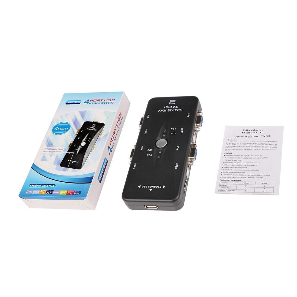 HDMI Switch USB Port KVM Switch Four-in and One-out 4-port HDMI Switcher