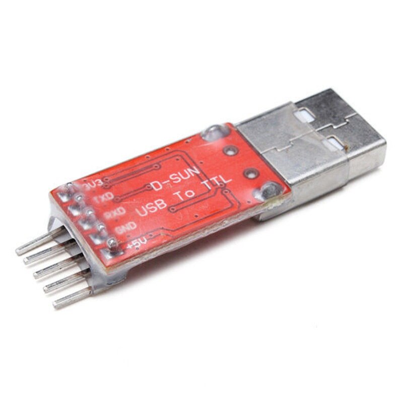 Usb 2.0 to ttl uart 5 pin  cp2102 modul omformerkontakt adapterkabel rød