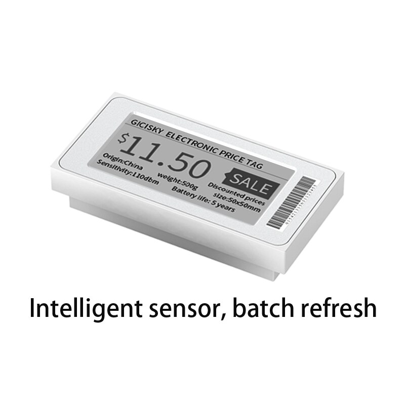3pcs 2.1&#39;&#39; Gicisky Electronic Price Tag BluetoothTFT Display Screen Digital Price Shelf Tag Replacement Easy Refresh Information