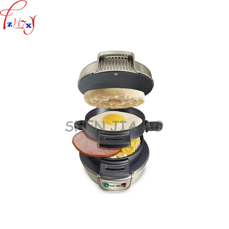 American Home Multifunction Burger Breakfast Machine Electric Breakfast Sandwich Machine 600W 220V 1PC