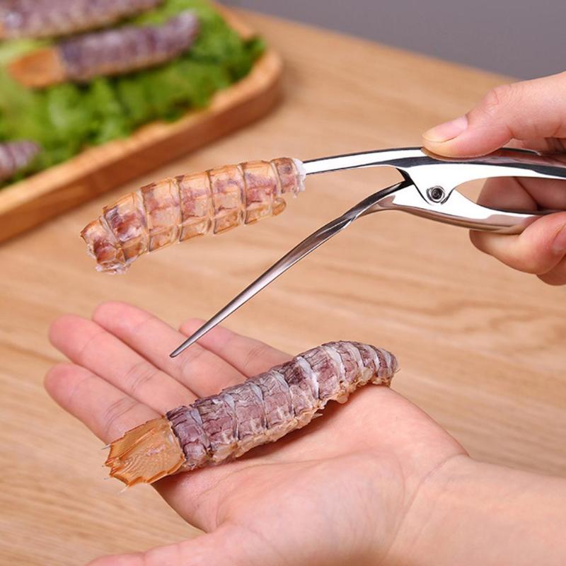 Stainless Steel Shrimp Peeler Lobster Shell Remover Kitchen Seafood Tools