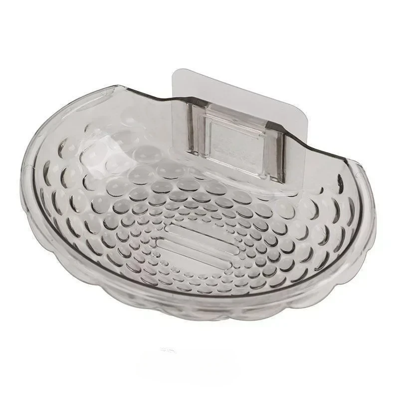 Soap Holder Soap Dishes Sponge Container with Wall Hook for Shower Kitchen Sink Adhesive No Drilling Bathroom Accessories: light green