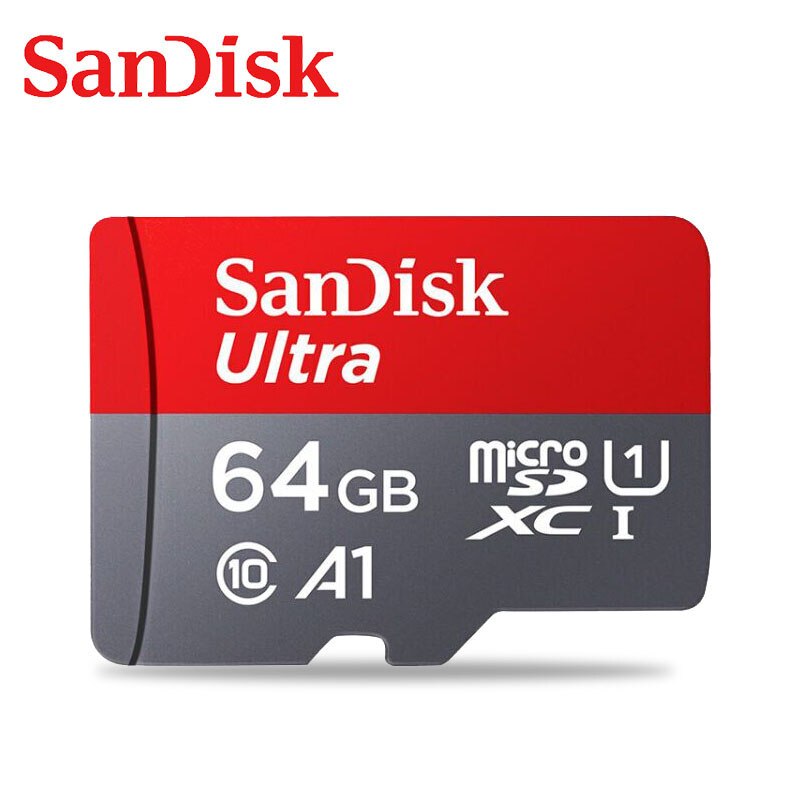 SanDisk Ultra Micro SD 32GB 64GB 128GB 200GB 256GB 16GB 400GB microSD Memory Card A1 Class10 UHS-1 98MB/S TF/SD Card For phone: 64GB