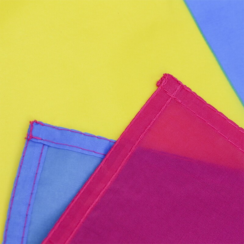 Drapeau pansexuel de Pan de fierté LGBT omnisexuelle d'urijk 90x150cm pour la directe