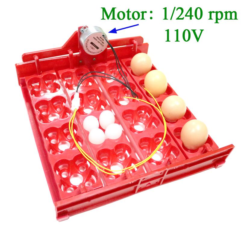 Incubadora automática de huevos de gallina, 16 huevos/64 pájaros, palomas y otras aves, equipo de incubación con Motor: 1I240rpm 110V