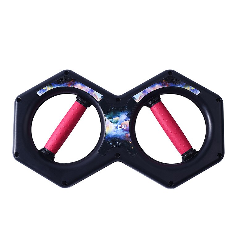 Forearm Arm Training Equipment Speed Arm Device Home Grip Office Fitness 8-shaped Wrist Strength 135°rotate Machine: Black 15kg