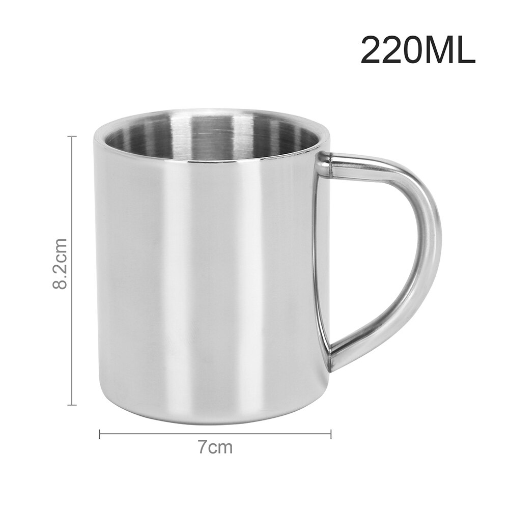 Mug Double Paroi En Acier Inoxydable 180ml À Vin Bière Café Eau Lait Camping Idée Cadeau Du 1,38 € | DHgate
