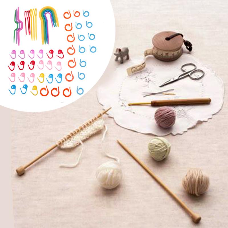 1 stelt ABS Plastic Knit Stitch Breinaalden Haaknaald Plastic Markers Naald Clip Craft Haakt Breien Locking Stitch