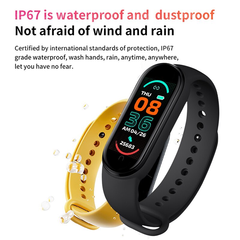 Smart Bluetooth APP bracelet, removable USB charging, step count PR blood pressure Sop2 health monitoring Sports bracelet