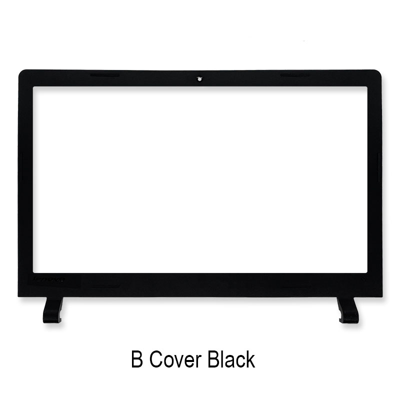 Laptop Case LCD Back Cover For Lenovo ideapad 100-15 100-15IBY B50-10 Front Bezel Hinges Palmrest Bottom Case A B C D Cover: B Cover Black