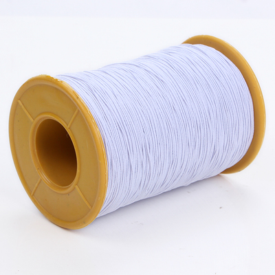 0.5mm breedte Elastische koorden ultrafijne Lijn Rubberen Band voor Ondergoed Naaien Accessoire Sieraden Armbanden Kralen DIY Craft Supply: WHITE