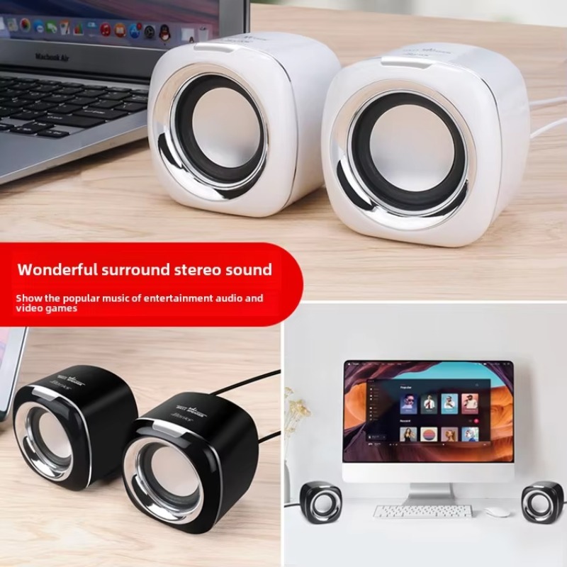 Bärbar dator liten stereo dator stationär högtalare mini mobiltelefon subwoofer usb multimedia mobiltelefon bärbar hem