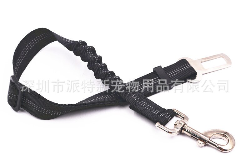 Cinturón de seguridad ligero para vehículos, cinta elástica Flexible para perros y mascotas, reflectante de fuerza, productos en Stock