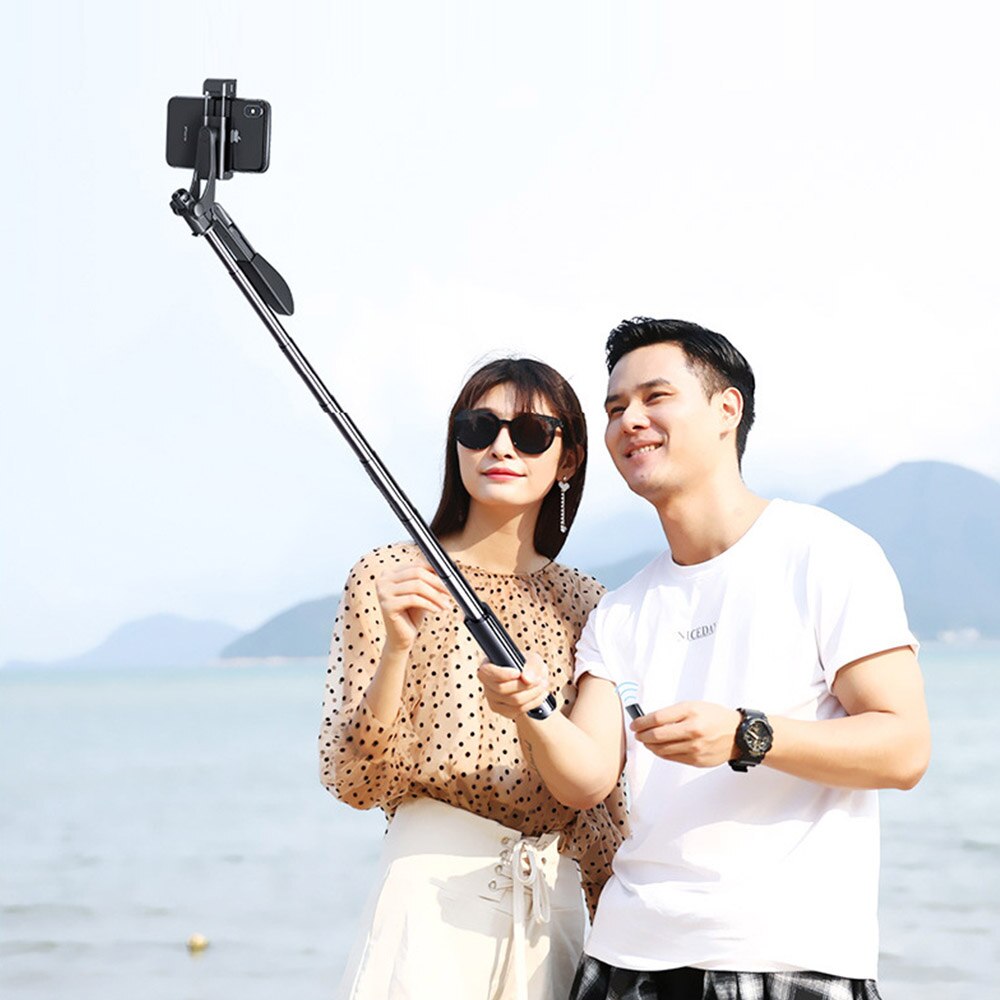 Kijek do Selfie Bluetooth Gimbal Stabilizator 3-osiowy 86cm Stal Nierdzewna dla iPhone Kamery Akcji