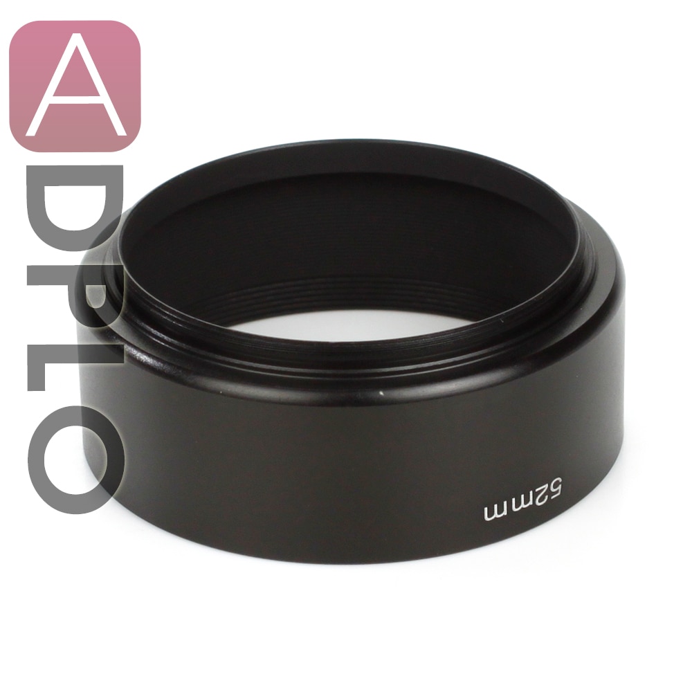 37 39 40.5 43 52mm metal standard screw in mount lens hood for Canon for Nikon for Pentax for Olympus for Sony