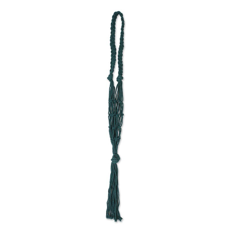 Portabottiglie per vino Macrame portaoggetti Boho per appendere bottiglie tasca a rete in corda intrecciata: UV1707G