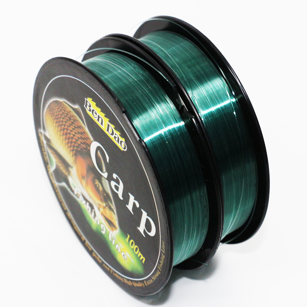 Ligne de pêche en nylon Super forte, matériau japonais, Monofilament 12-65lb, ligne de pêche de carpe d'eau salée, 100M