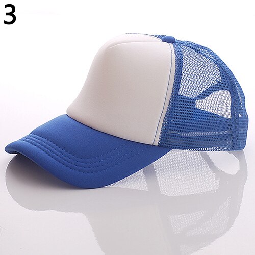 Unisex Attractive Baseball Cap Trucker Mesh Blank Visor Adjustable Sun Hat: 3