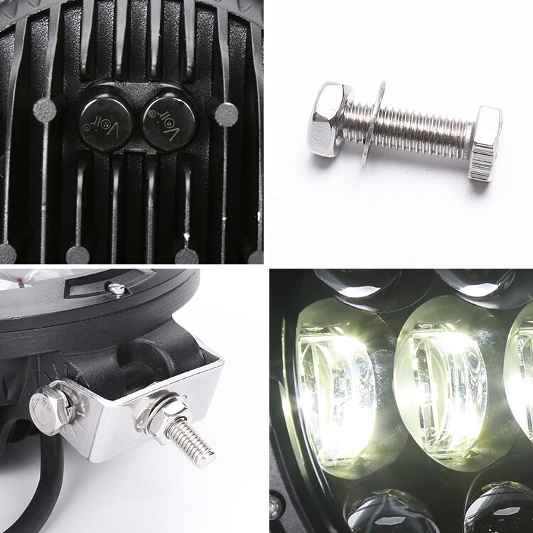 7 tommer 105w led forlygter fjernlys led -arbejdslys med drl parkeringslys til lastbil suv atv 4wd konstruktion camping