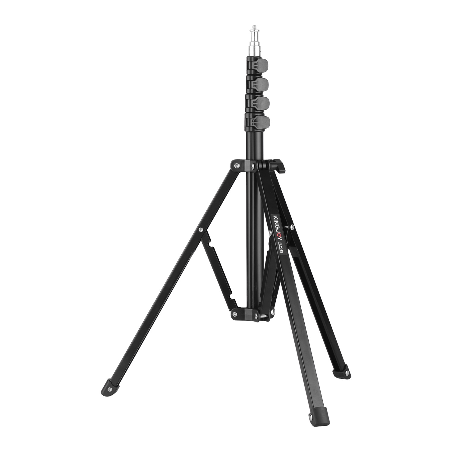KINGJOY FL2019 Verstelbare Metalen camera Statief Light Stand 8 kg/17.6lbs Laadvermogen 1/4 Inch Schroef Max. hoogte 180cm trepied
