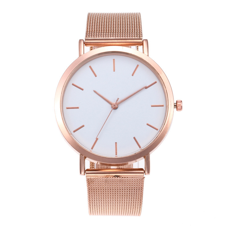 Mannen Vrouwen Paar Horloge 4 Kleuren Lovers 'Horloges Roestvrij Staal Paar Horloge Quartz Eenvoudige Unisex Horloge Reloj Relogio Hodinky: rose gold