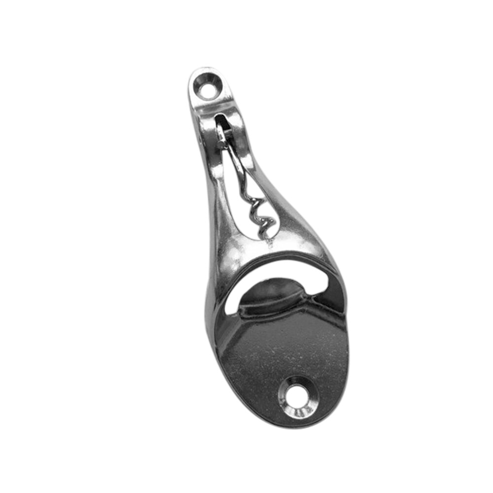 6.45*5.85cm flesopenerringen van puur koper, brons metaal, muurbevestigd bierflesdop, wijnflesdop, barkeukengereedschap: Zilver