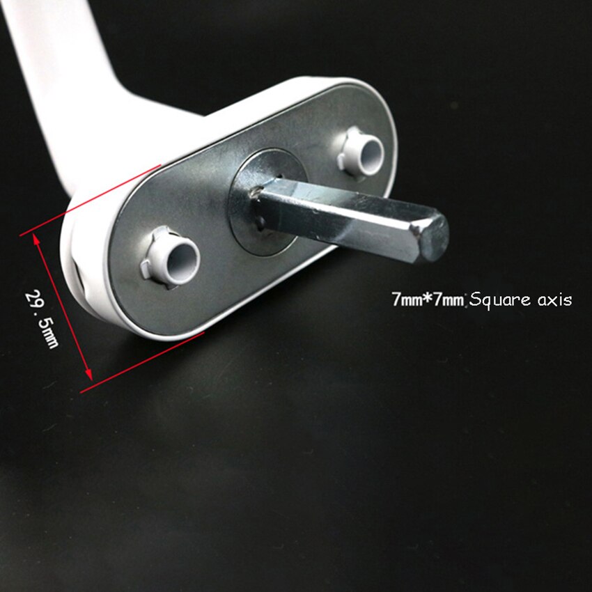 Zinc Alloy Window Drive Lock Handle Home Durable Replacement Hardware Inside Sliding Casement Rotating Handles