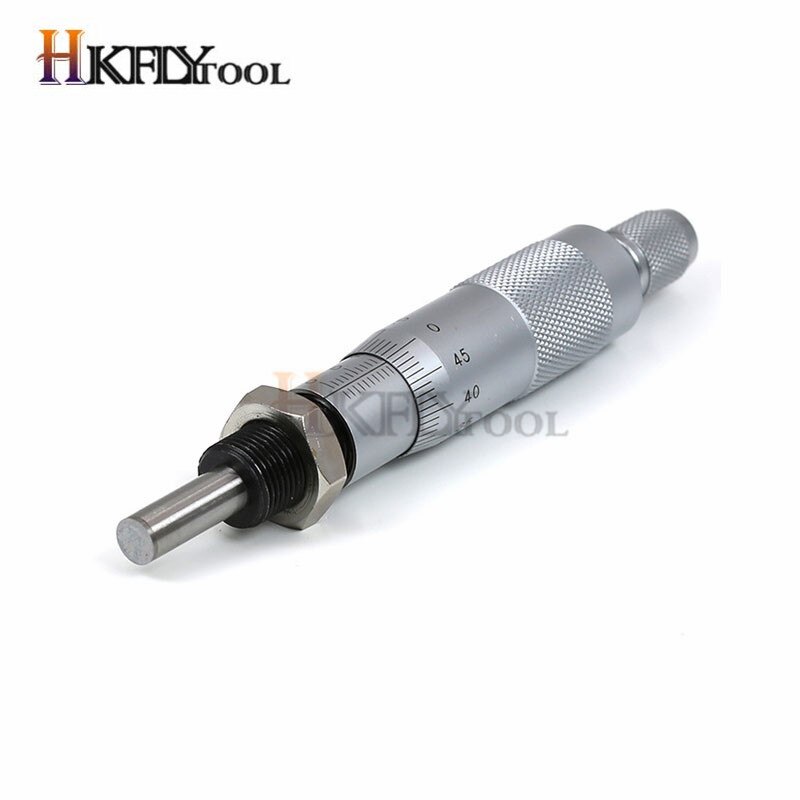 0-13mm runde nåle type tråd mikrometer hoved måle værktøj 0 - 6.5mm område gauge nøjagtighed 0.01mm flad tråd