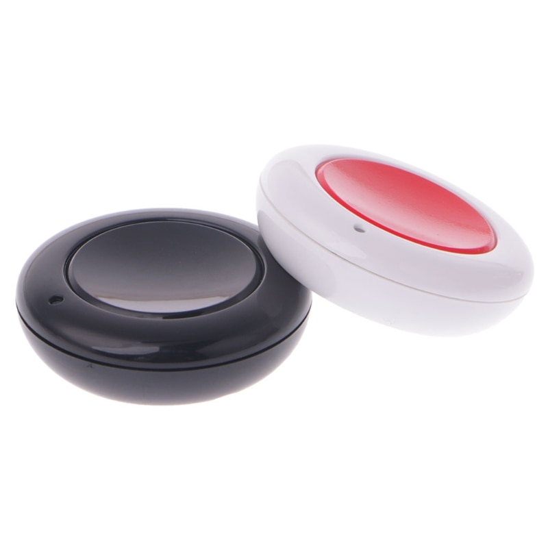 DC 9V 12V 24V 10A 1-Button 433MHz RF Wireless Remote Control Round Transmitter