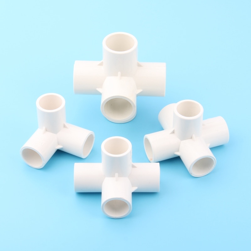 20mm inre dia. vit pvc-rörkoppling hem trädgård be... – Grandado