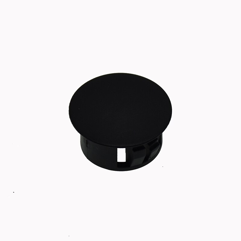 Zwart Plastic Caps Gat Stekkers Druk Caps