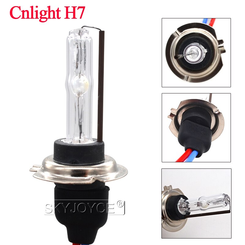 Premium 45w bil strålkastare cnlight xenon  h1 h7 hb3 9005 h7 hid bollen glödlampa 4300k 6000k cnlight patent bollen kapsel glödlampa strålkastare
