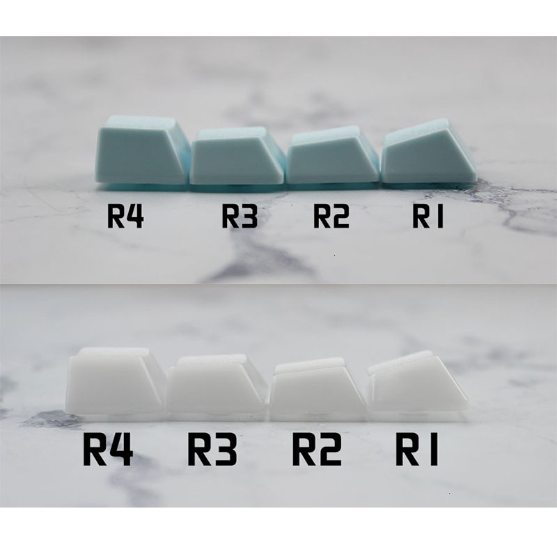 HHKB POM Blank Keycaps Static Capacitance Materia For Diy Mechanica Mechanical Keyboard Fog White Light Blue Oem Profile Keycap