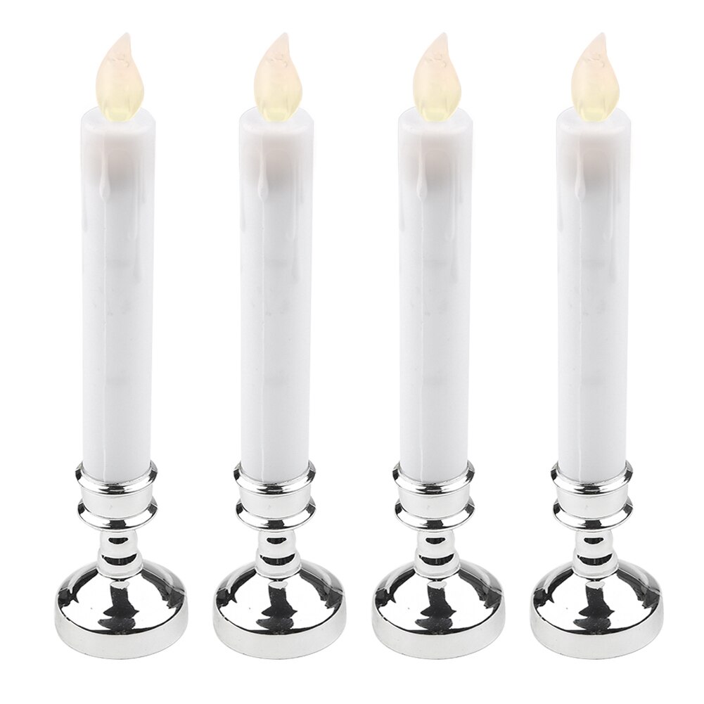 Battery Power LED Candle Stick Light Flameless Flickering Tealight Party Xmas